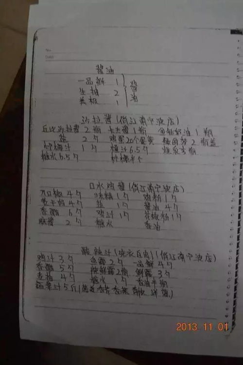 百款厨师绝密配方
