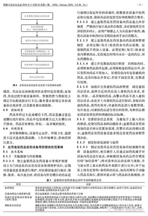 总第642期 指南与共识 盒装药品发药设备应用环节用药错误防范指导原则