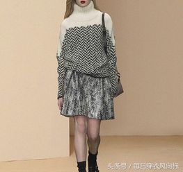 冬季女神范气质套装裙,既凸显大气文雅的气质,又能圆满修饰身形 