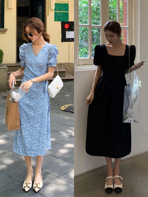 温柔又清爽的夏季裙子穿搭,细腻时髦有格调,照着穿美翻整个夏天