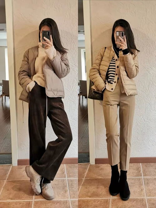 冬季降温要保暖,试试不露脚踝的 羽绒服 搭配,太值得借鉴了