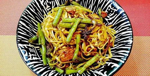 豆角焖面,家常新做法,面条筋道十足