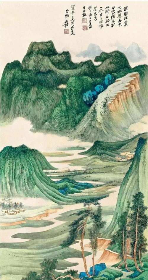 中国青绿山水画色彩探析