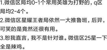 王者 QQ区和微信区差距有多大 微信王者25星是垃圾 网友 告辞