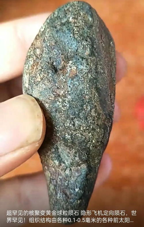 世界罕见 黄金球粒定向陨石共赏