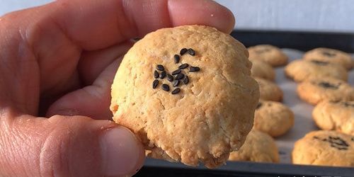 每逢佳节胖三斤,教你做低糖低油版桃酥,酥香蓬松