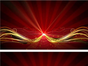 红色豪华镀金边光芒动态LED背景视频素材视频 模板下载 晚会演艺背景视频大全 编号 18309788
