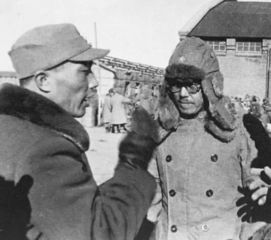 绝版老照片 日本战俘的食堂真豪华,鬼子进入庐山肆意糟蹋