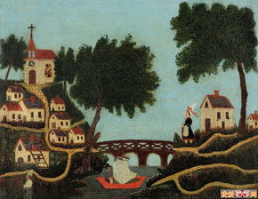 法国画家卢梭乡村风景油画作品欣赏 2