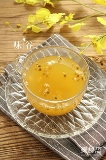 百香果蜂蜜茶的做法 菜谱 