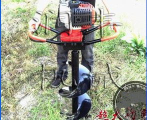 【拖拉机带式植树机便携式挖坑机埋设桩柱挖穴机】-济宁黄页88网