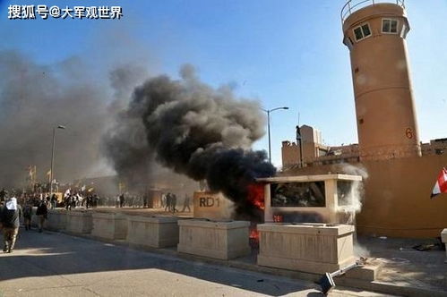 美国街头乱成一团,大使馆又遭袭击,7枚火箭弹袭来,致6人死伤