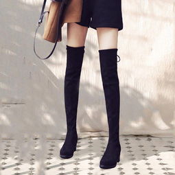 矮个子女人总别穿短靴, 过膝长靴穿对了, 照样显高显腿长