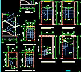 楼梯大样图免费下载 建筑详图 图库 