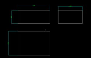 我需要做个2000 1500 800的箱子,用CAD怎么画啊 