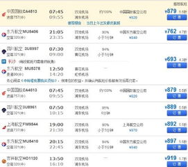 在哪儿能买到8月20号成都到上海的特价机票 价格是多少 
