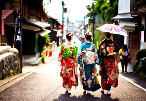 如果来日本旅行,路边有一些和服少女,记住不能随便拍照