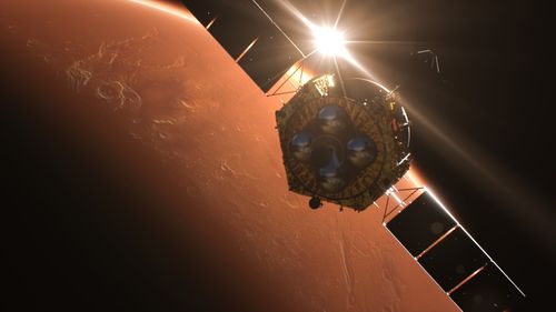 天问一号探测器成功实施火星捕获