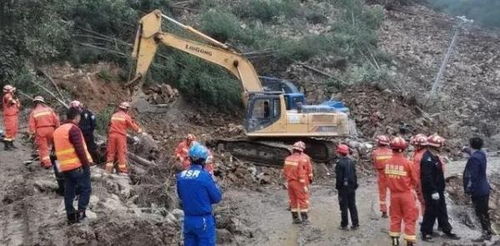 滑坡造成5人死亡 10月17日上午,四川宣汉县北部山区漆树乡(滑坡造成的人员死亡)