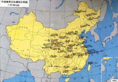中国古人类生活分布情况地图,中国最早的古人类遗址是哪里