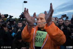 普京最大政阿列克谢·纳瓦尼（Alexei Navalny）敌非法集会再被捕