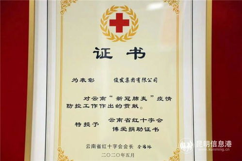 俊发集团荣获 中国红十字人道勋章 