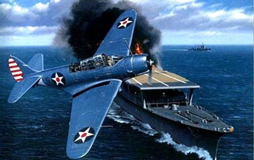 76年前美国航空母舰列星顿号被日本战机重创(2022年美国四大航空)
