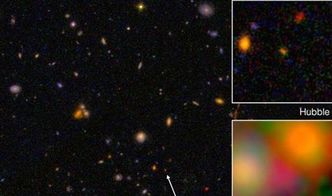 迄今为止科学家发现的最遥远星系132亿光年