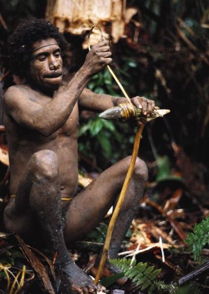 印尼神秘食人部落,住在大树上喜欢吃虫子,至今过着原始生活 