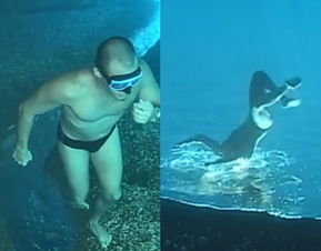倒立还是直立 委内瑞拉潜水员水下漫步,诡异一幕惹网友热议 