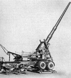 二战德国K系列口径超过150mm的重炮 