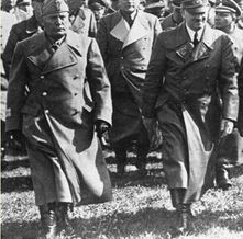 希特勒与墨索里尼的照片