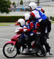 泰国女警 甜心车队 进行训练 