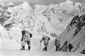 登山老照片回顾 人类史上首次从北坡登峰 