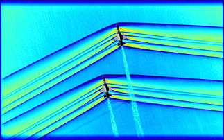 美国宇航局公布首张飞机超音速冲击波相互作用图像