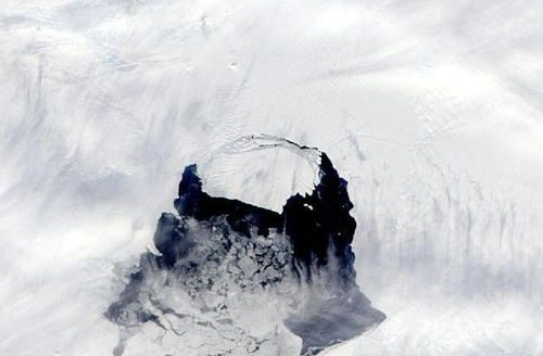 地球上难以阻止的分裂,不断缩小的南极冰川,松岛正在慢慢撤退