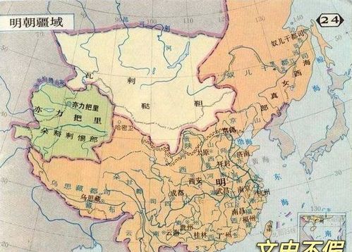 元朝时期,日寇与元明关系开始出现 元世祖忽必烈于1274年(元朝时期中国地图)