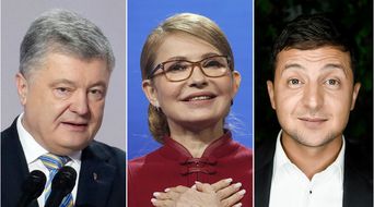 乌克兰民调 喜剧演员竞选总统,首轮投票胜出