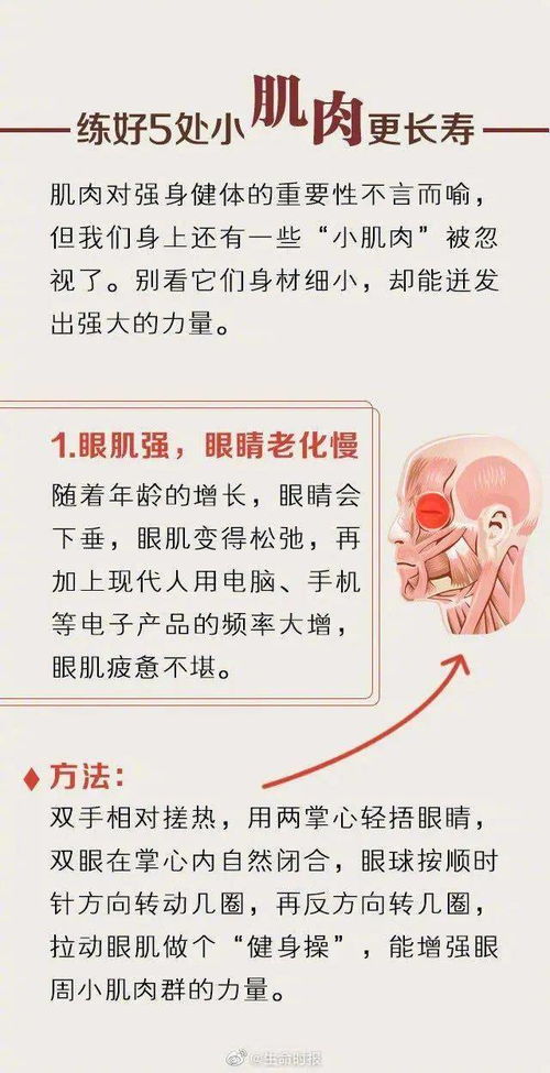 健康丨练好5处小肌肉更长寿