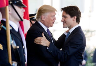 加拿大总理完美破功特朗普尴尬式握手套路 