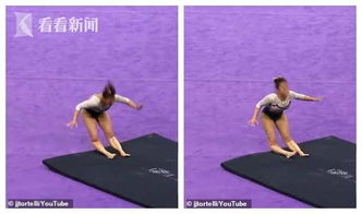 恐怖!女体操运动员翻身落地 双腿当场折断,直接宣布退休(恐怖困兽体操)