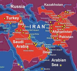 美国现在在中东那么多军事基地,却只有伊朗一个对手图啥