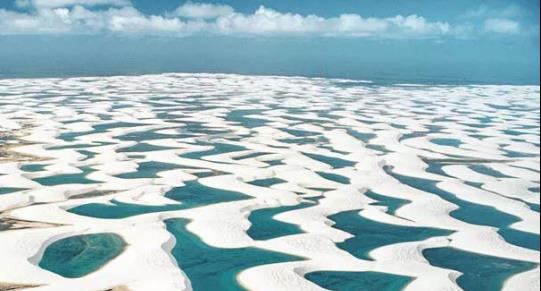 巴西有个千湖沙漠,颠覆你对沙漠的认知,誉为世界梦幻的乐园