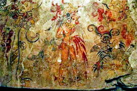 危地马拉发现最古老玛雅壁画 距今约2000年 