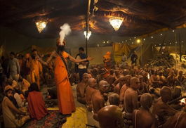 数百万信徒洗澡净身 印度大壶节(Kumbh Mela)拉开帷
