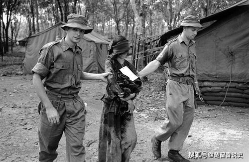 越战老照片 图2的女兵好美,图6是被美军抓获的美女间谍
