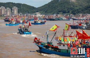 壮观 东海全面开捕 浙江宁波近2000艘渔轮驶向大海 