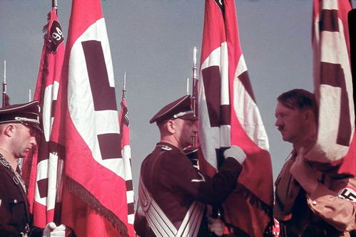 二战前,疯狂的纳粹德国彩色珍贵照片