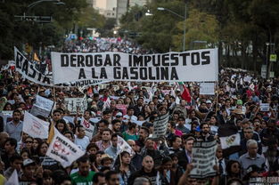 墨西哥民众抗议油价上涨 要求总统下台 