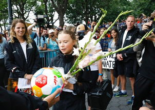 瑞典环保少女通贝里 Greta Thunberg 帆船将抵美国纽约 出席联合国会议 